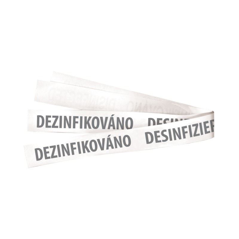 Páska na toaletné sedadlo 'DEZINFIKOVANÉ' Páska na toaletné sedadlo 'DEZINFIKOVANÉ'