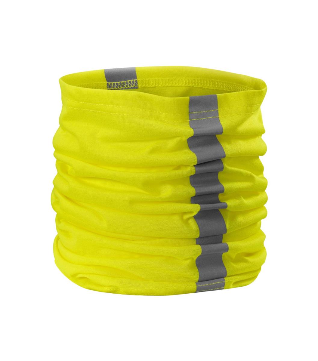 Reflexná multifunkčná šatka unisex, fluorescenčná žltá, uni Reflexná multifunkčná šatka unisex, fluorescenčná žltá, uni