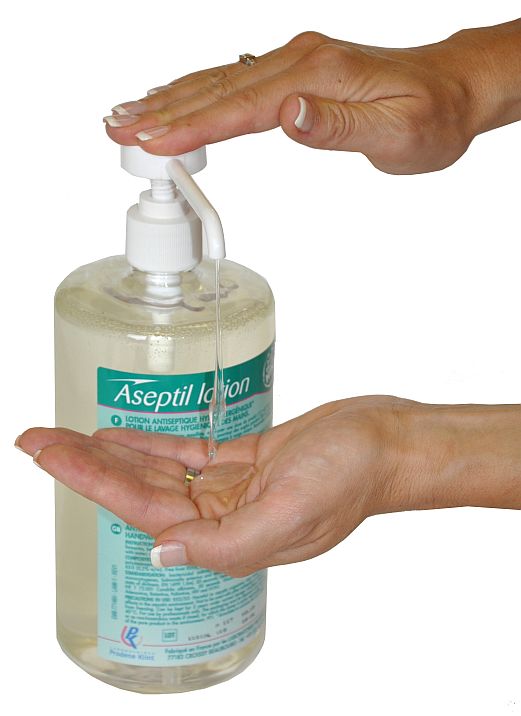 Dezinfekčné mydlo ASEPTIL LOTION - 1 L s pumpičkou